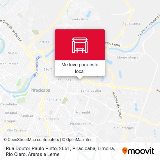 Rua Doutor Paulo Pinto, 2661 mapa