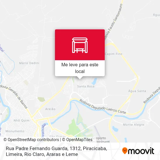 Rua Padre Fernando Guarda, 1312 mapa