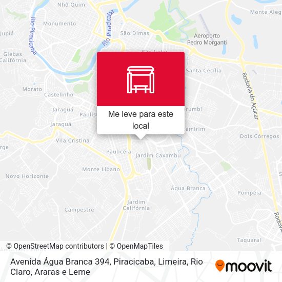 Avenida Água Branca 394 mapa