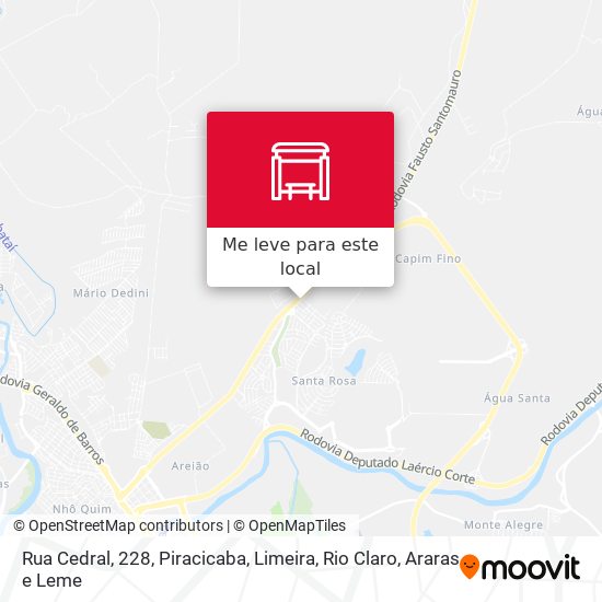 Rua Cedral, 228 mapa