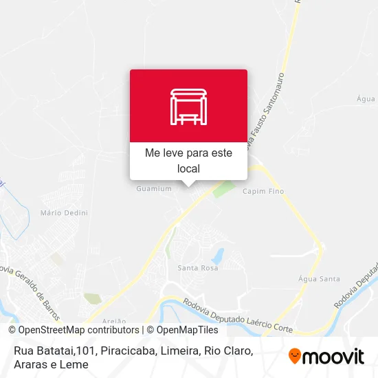 Rua Batatai,101 mapa