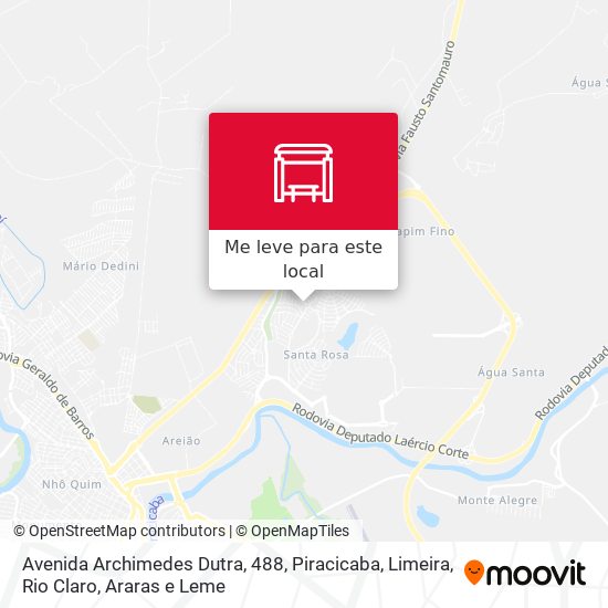 Avenida Archimedes Dutra, 488 mapa