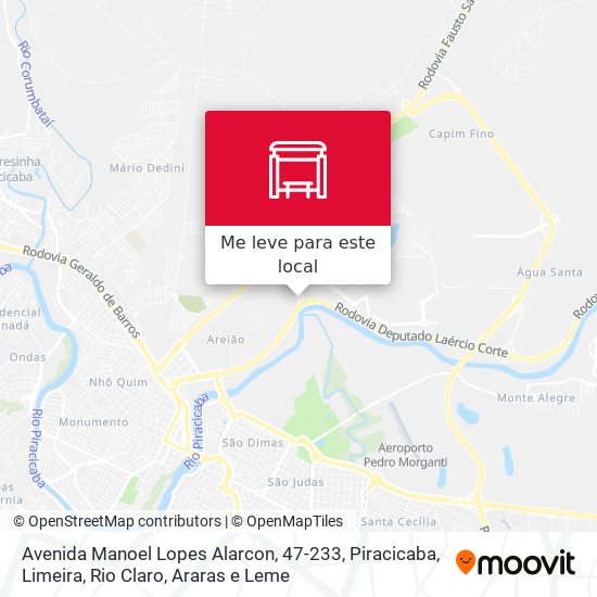 Avenida Manoel Lopes Alarcon, 47-233 mapa
