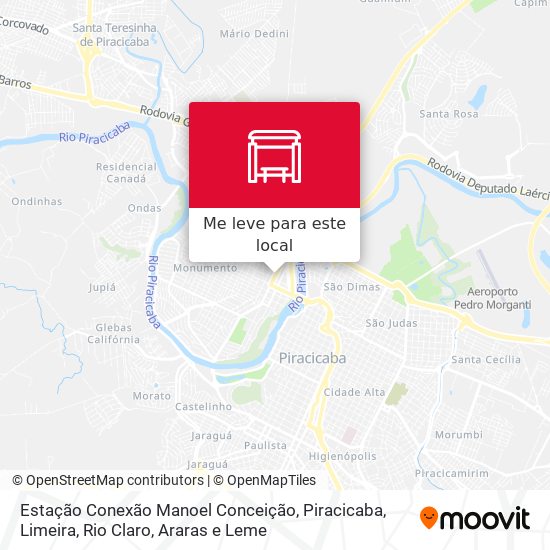 Estação Conexão Manoel Conceição mapa