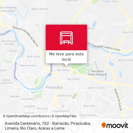 Avenida Centenário, 762 - Barracão mapa