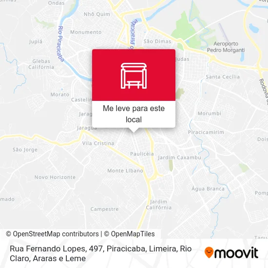 Rua Fernando Lopes, 497 mapa