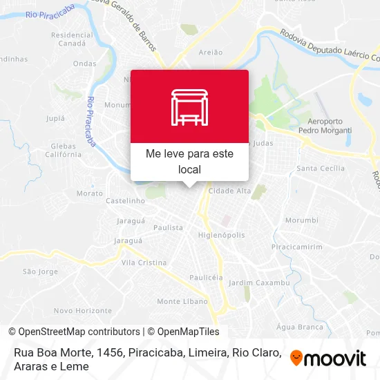 Rua Boa Morte, 1456 mapa