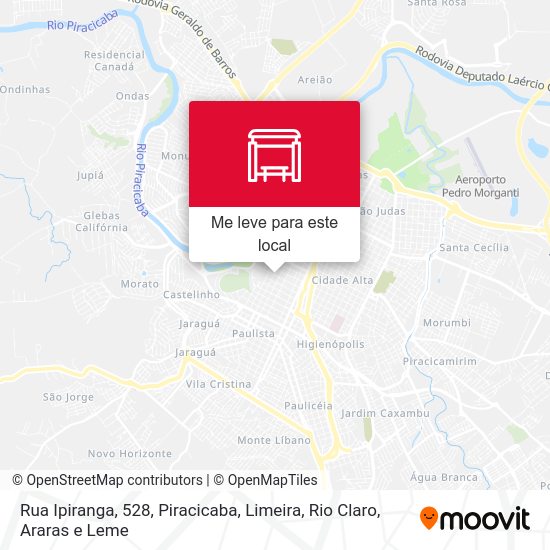 Rua Ipiranga, 528 mapa