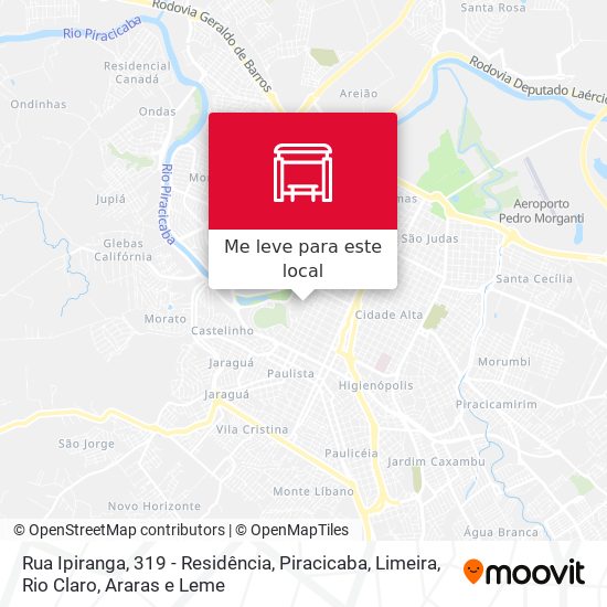 Rua Ipiranga, 319 - Residência mapa