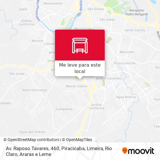 Av. Raposo Tavares, 460 mapa