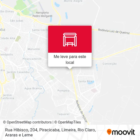 Rua Hibisco, 204 mapa