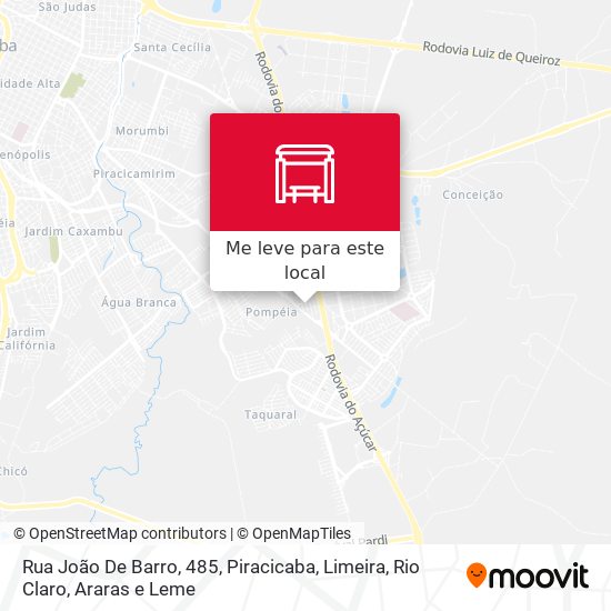 Rua João De Barro, 485 mapa