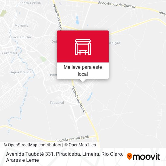 Avenida Taubaté 331 mapa