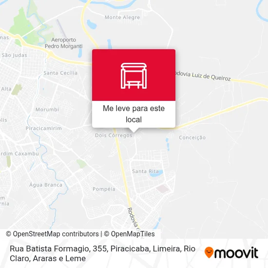 Rua Batista Formagio, 355 mapa