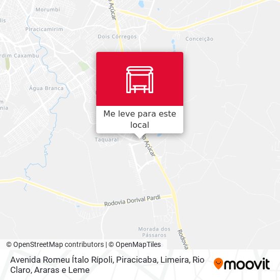 Avenida Romeu Ítalo Rípoli mapa