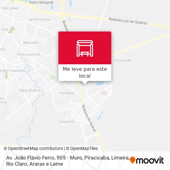 Av. João Flávio Ferro, 905 - Muro mapa