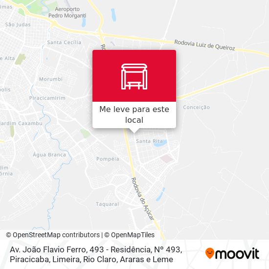 Av. João Flavio Ferro, 493 - Residência, Nº 493 mapa