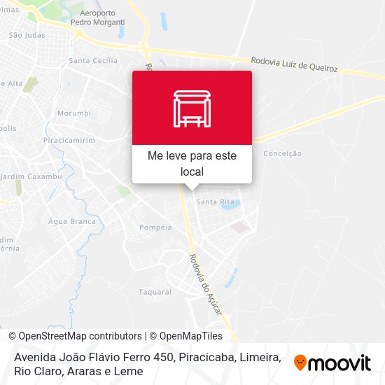 Avenida João Flávio Ferro 450 mapa