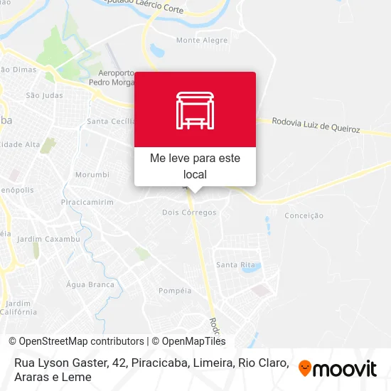 Rua Lyson Gaster, 42 mapa