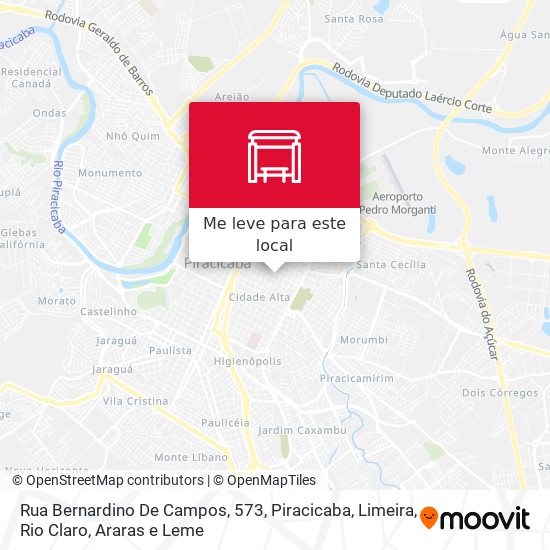 Rua Bernardino De Campos, 573 mapa