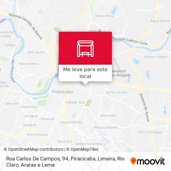 Rua Carlos De Campos, 94 mapa