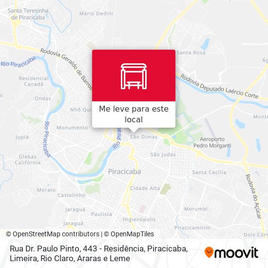 Rua Dr. Paulo Pinto, 443 - Residência mapa