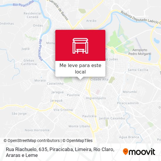 Rua Riachuelo, 635 mapa