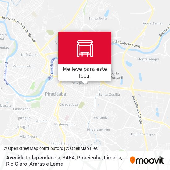 Avenida Independência, 3464 mapa