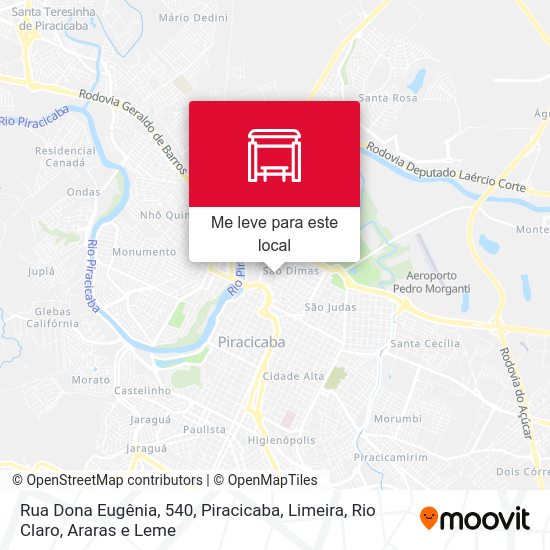 Rua Dona Eugênia, 540 mapa