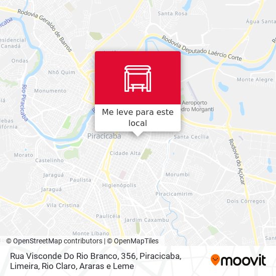 Rua Visconde Do Rio Branco, 356 mapa