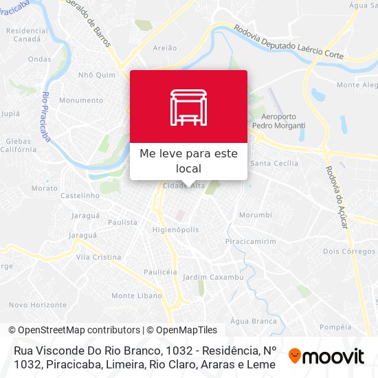 Rua Visconde Do Rio Branco, 1032 - Residência, Nº 1032 mapa