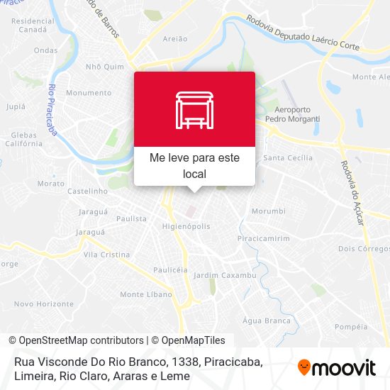 Rua Visconde Do Rio Branco, 1338 mapa