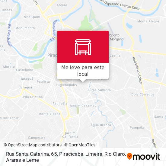 Rua Santa Catarina, 65 mapa