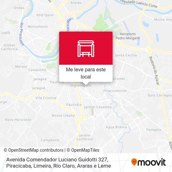 Avenida Comendador Luciano Guidotti  327 mapa