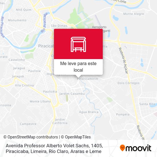 Avenida Professor Alberto Volet Sachs, 1405 mapa