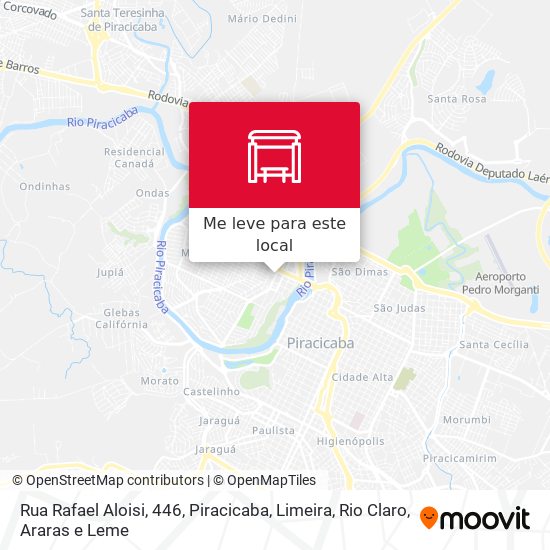 Rua Rafael Aloisi, 446 mapa