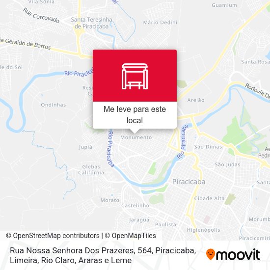 Rua Nossa Senhora Dos Prazeres, 564 mapa