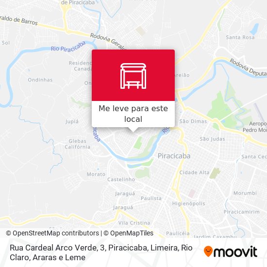 Rua Cardeal Arco Verde, 3 mapa