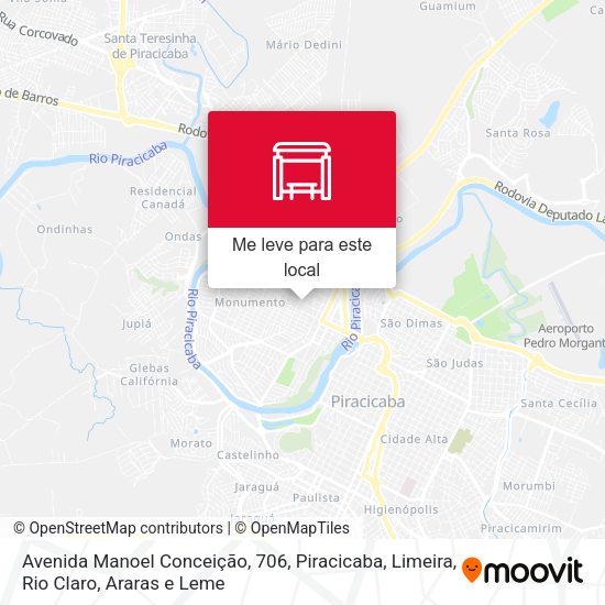 Avenida Manoel Conceição, 706 mapa