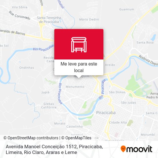 Avenida Manoel Conceição 1512 mapa