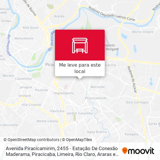 Avenida Piracicamirim, 2455 - Estação De Conexão Maderama mapa