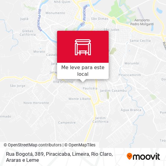 Rua Bogotá, 389 mapa