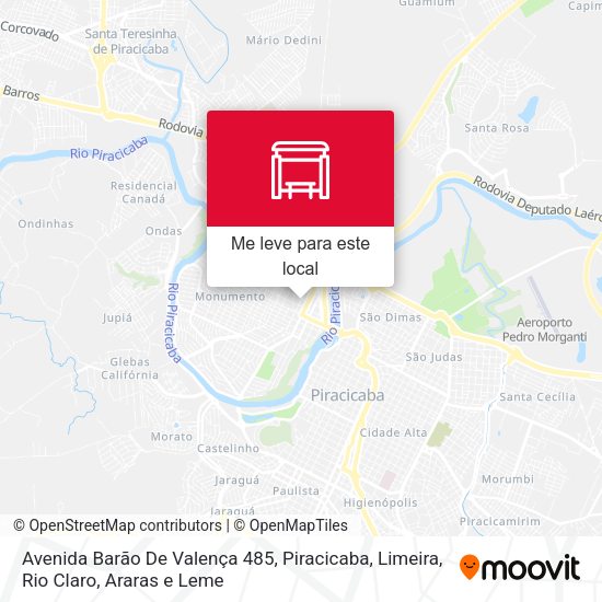 Avenida Barão De Valença 485 mapa