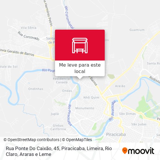Rua Ponte Do Caixão, 45 mapa