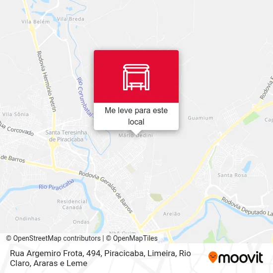 Rua Argemiro Frota, 494 mapa