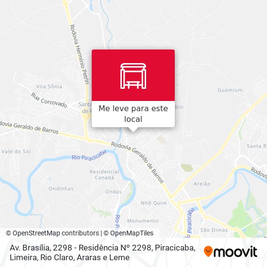 Av. Brasília, 2298 - Residência Nº 2298 mapa