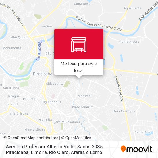 Avenida Professor Alberto Vollet Sachs 2935 mapa