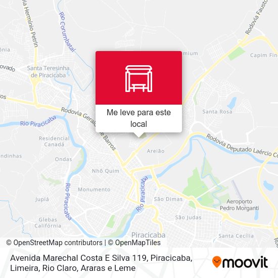 Avenida Marechal Costa E Silva 119 mapa