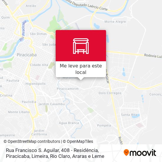 Rua Francisco S. Aguilar, 408 - Residência mapa