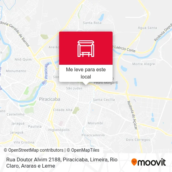 Rua Doutor Alvim 2188 mapa